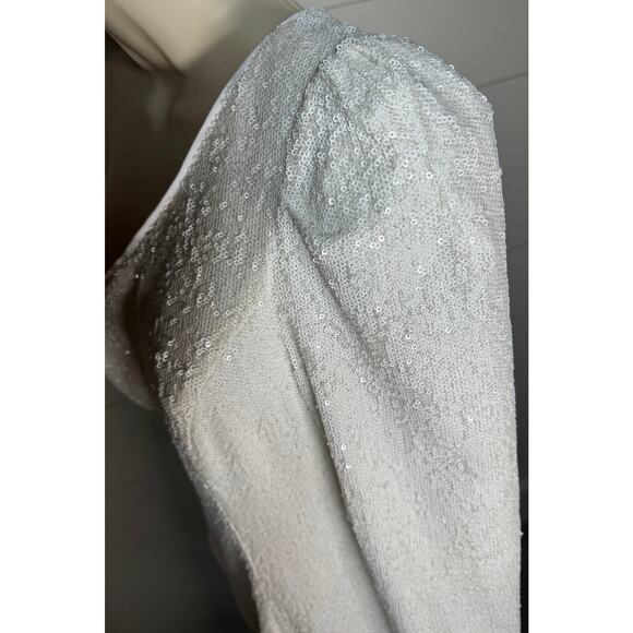 NWT Bardot x David's Bridal One Shoulder Sequin Mini Dress - Size M / 8 - Picture 11 of 13